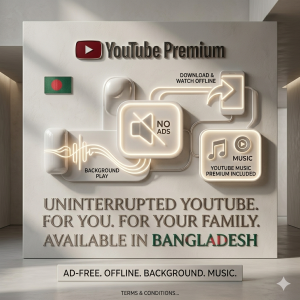 Youtube Premium Subscription in Bangladesh